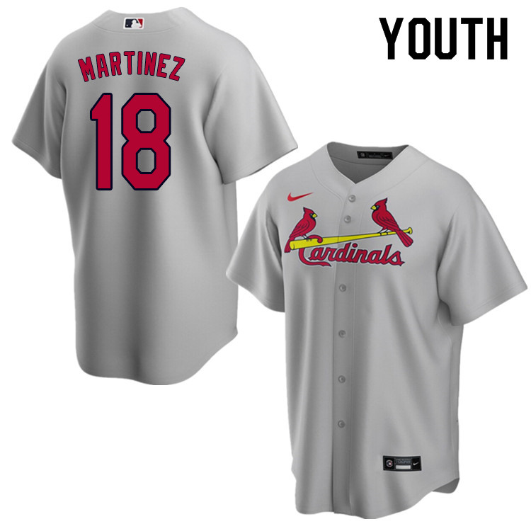 Nike Youth #18 Carlos Martinez St.Louis Cardinals Baseball Jerseys Sale-Gray